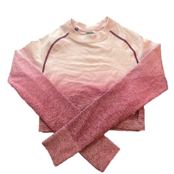 Gymshark Tops - Gymshark Pink Ombré Long Sleeve